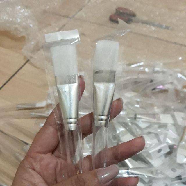 KUAS MASKER BENING/TRANSPARANT IMPORT KEMAS PLASTIK SATUAN