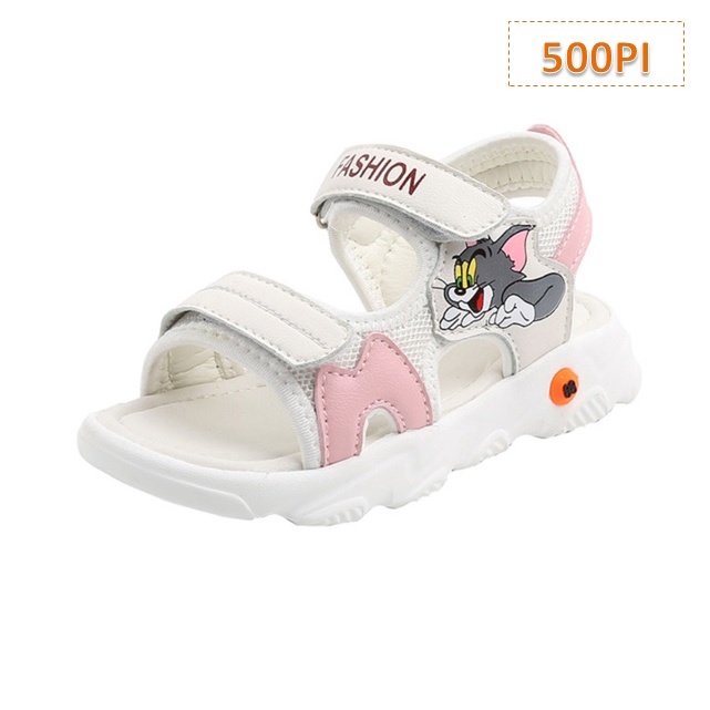 Sandal Anak Tom Cat Cewek Cowok Hijau Pink (500)