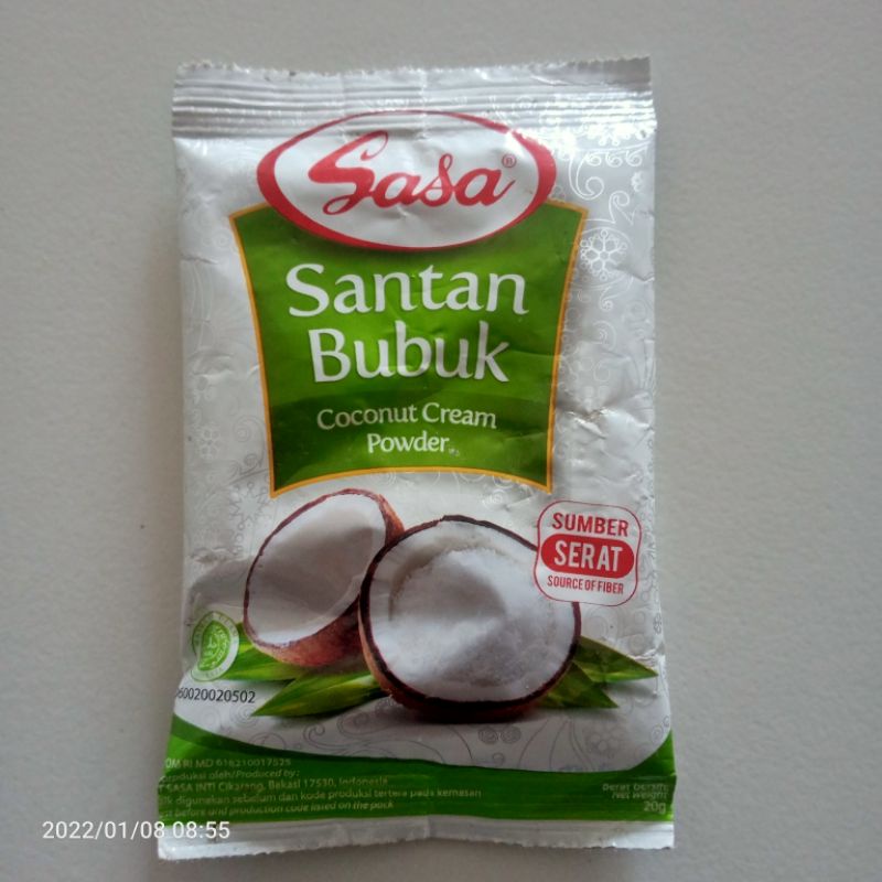 

Sasa santan bubuk 20gr x 12 sachet