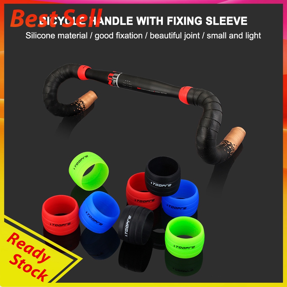 2pcs Road Bike Handlebar Tape Ring Anti-Skid Bicycle Handle Strap Sleeve