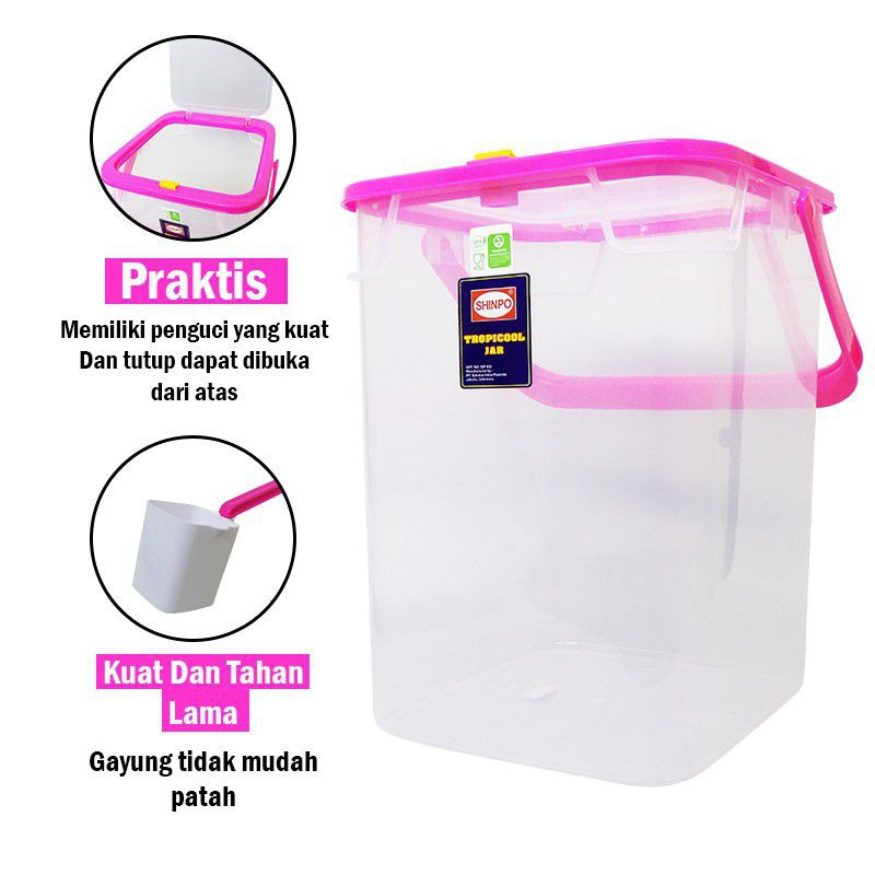 Tropicool jar/ tempat es buah/ wadah es buah