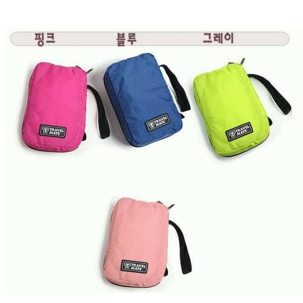 VC (BISA COD) TRAVELMATE TOILETRIES BAG / COSMETIC POUCH / TEMPAT PERALATAN MANDI / POUCH TRAVELING