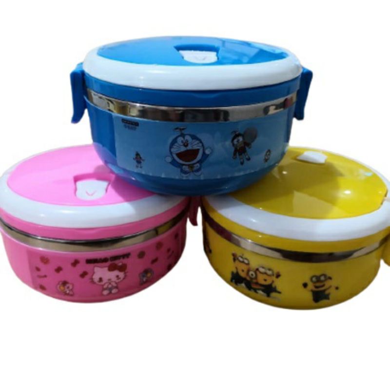 marvelashop | Rantang 1 Susun Tempat Kotak Makan Stainless Lunch Box Karakter