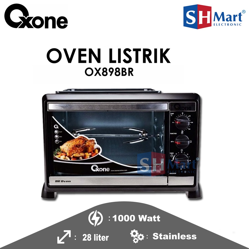 OXONE OVEN LISTRIK JUMBO OX-898BR OX898BR KAPASITAS 28 LITER ORIGINAL OXONE