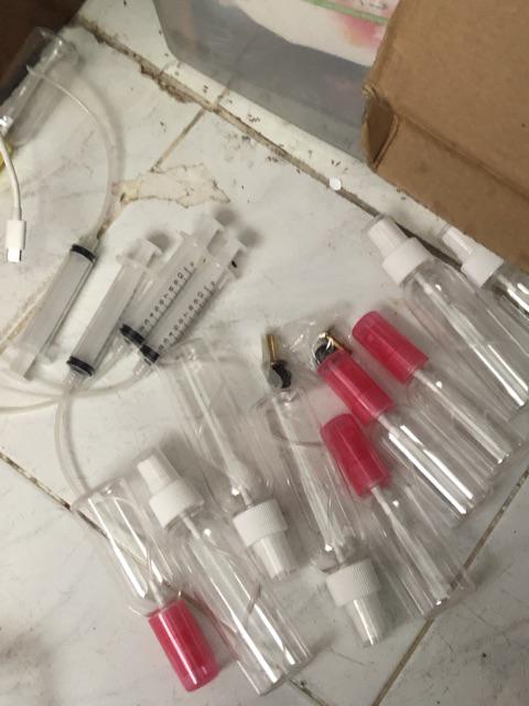 Alat Isi Ulang Parfum Botol Press Bahan Logam  ( Tanpa Spet / Suntikan )