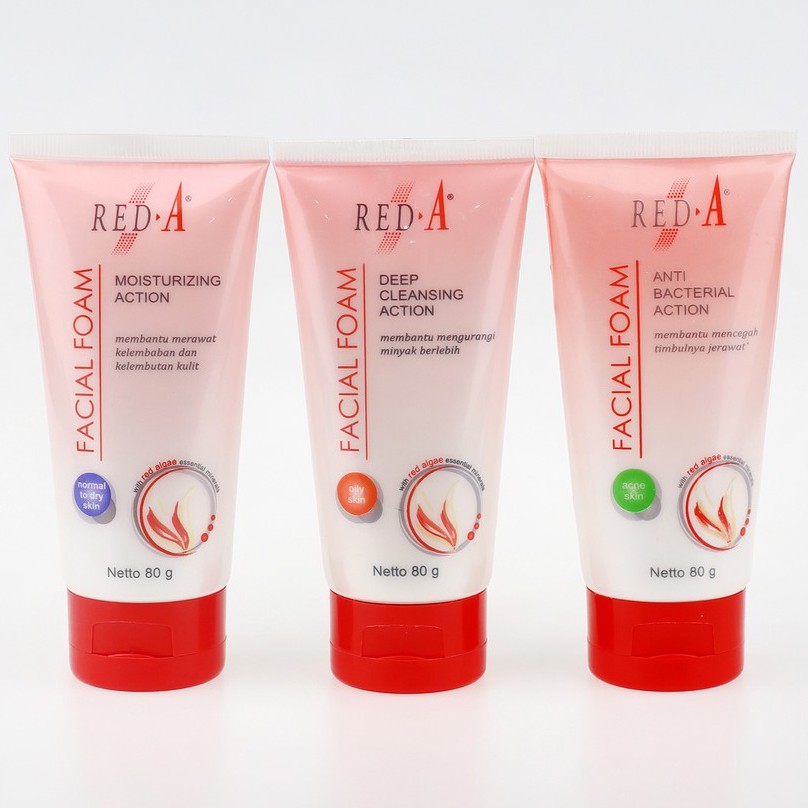 RED - A FACIAL FOAM FOR OILY SKIN 80 ML
