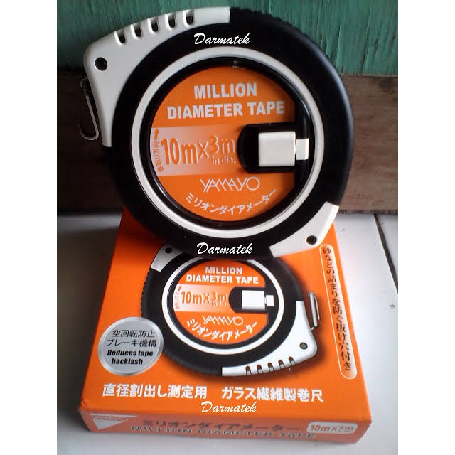 DIAMETER TAPE YAMAYO / PHI BAND / PHIBAND 10M Alat Ukur Lingkar Pohon Pipa