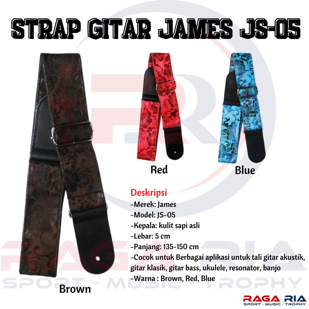 STRAP GUITAR JAMES JS-05