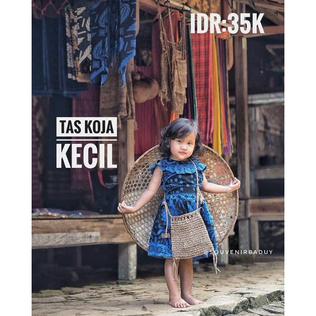 Jual Tas Koja Etnik Suku Baduy Koja Ukuran Kecil Shopee Indonesia 