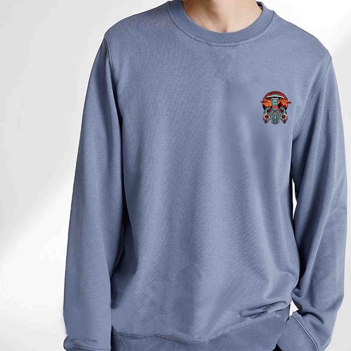 Sweater Crewneck fremdulo Pria Fleece Size M - XXL