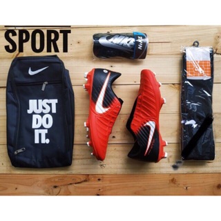 Jual Promo Murah Sepatu Bola Nike Komplit Bonus Kaos Kaki Deker Paket