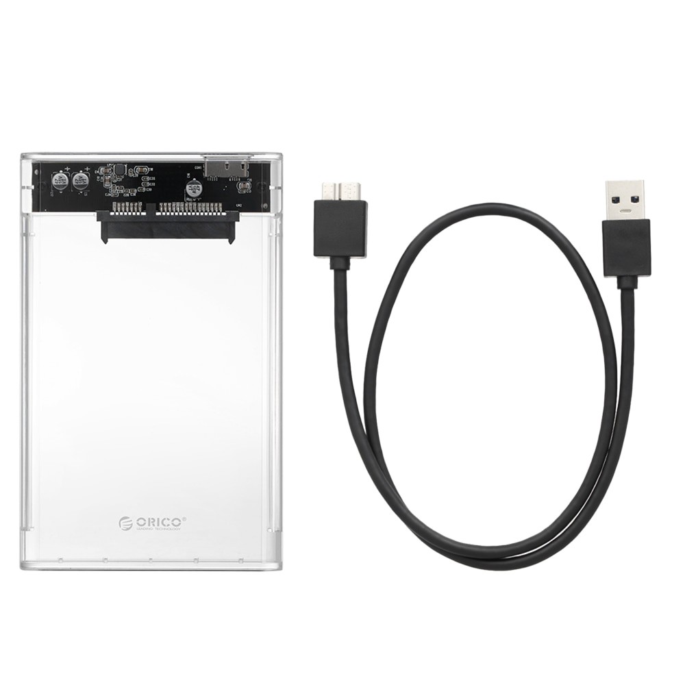 Orico 2139U3 Transparan Casing HDD/SSD 2.5 inci Enclosure USB 3.0