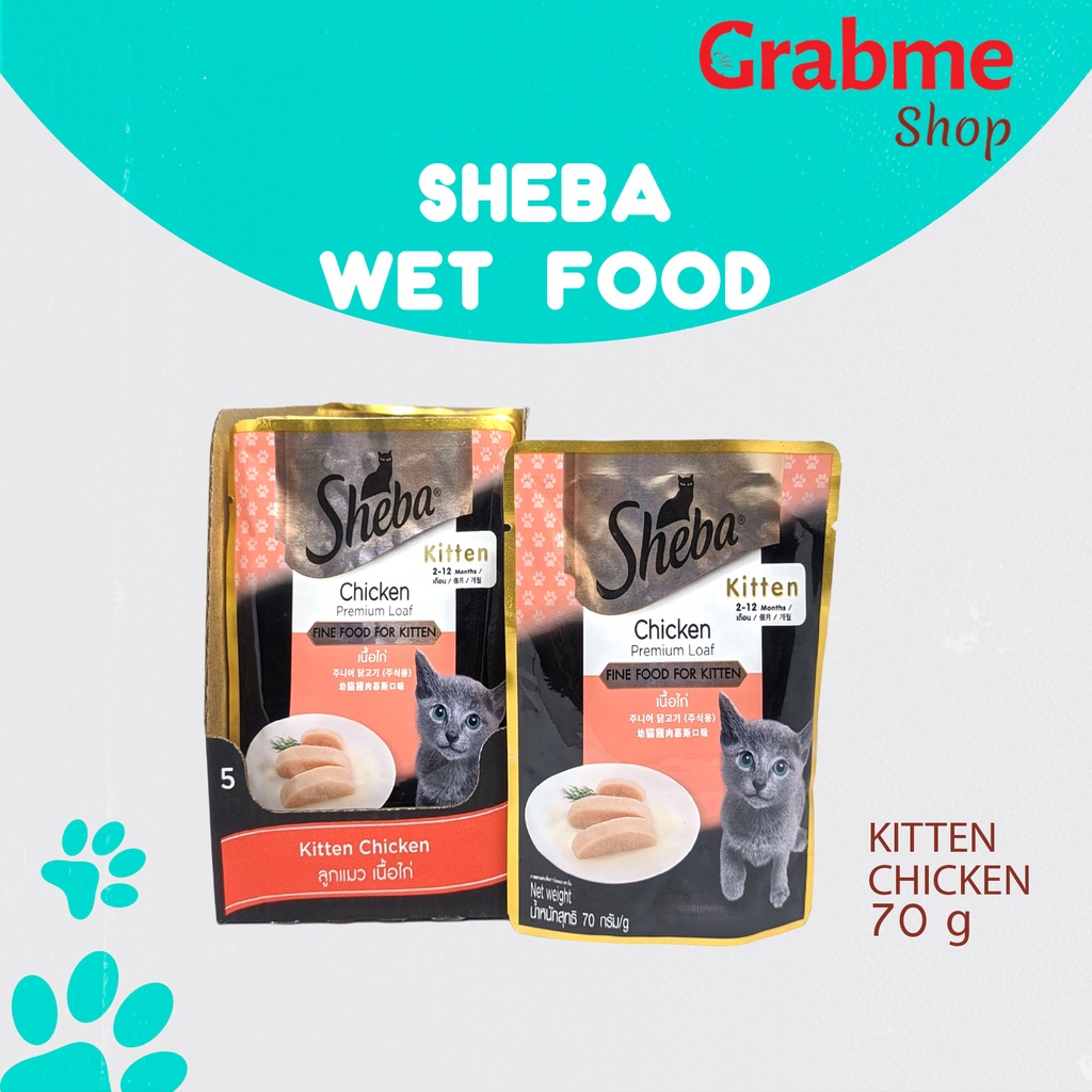 Sheba Pouch Makanan Kucing Basah Wet Food 70gr all variant