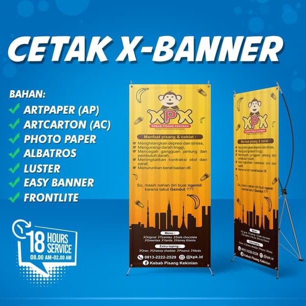 Jual Cetak X Banner 60x160 Berkualitas Surabaya Shopee Indonesia 2737