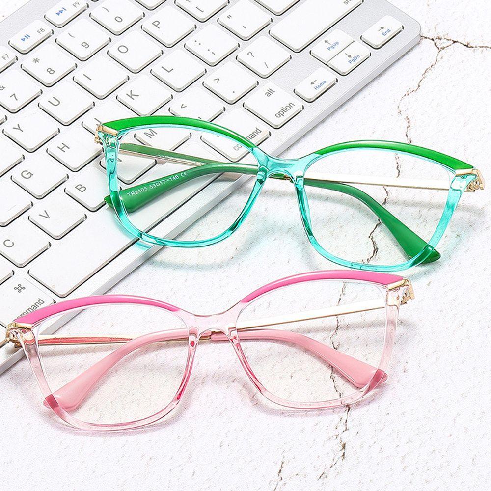 Mxbeauty Kacamata Anti Blue Light Fashion Motif Leopard Blue Light Blocking Anti Radiasi Komputer Eyeglasses