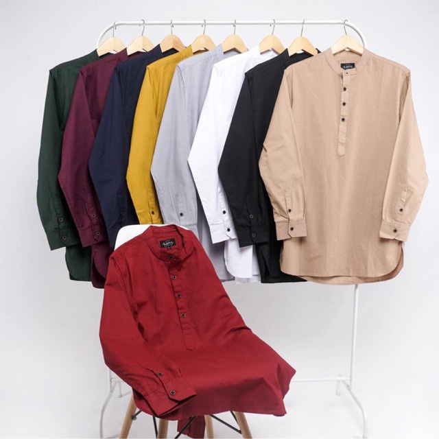 Kemeja Koko Kurta Sultan Lengan Panjang | Baju Koko Pakistan | Koko Kurta Sultan Premium