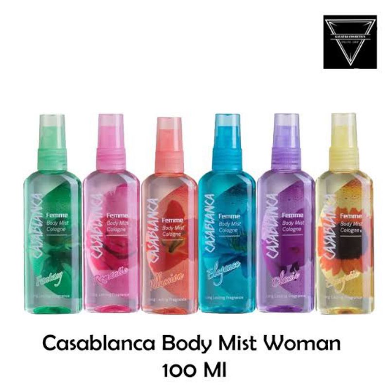(COD) PARFUM CASABLANCA | Casablanca Body Mist | Parfum Pria Wanita Cologne 100ml | Wangi Tahan Lama