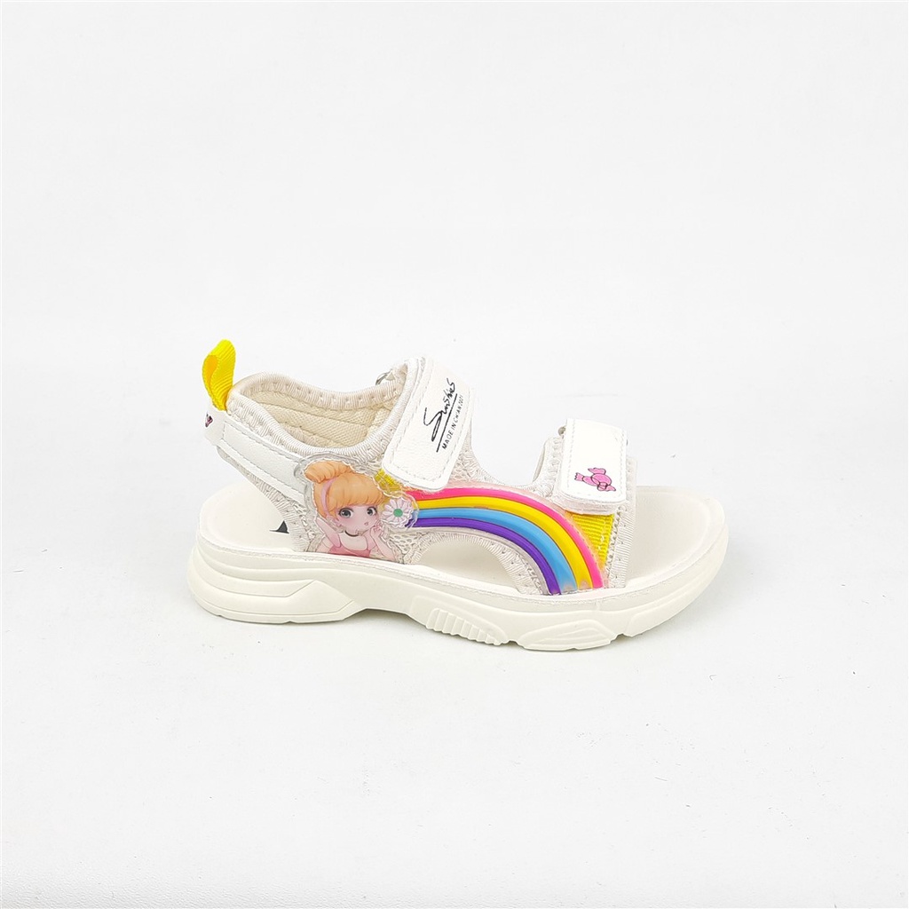 Sepatu sandal anak perempuan alea kae Ef.22.Rainbow 25-30