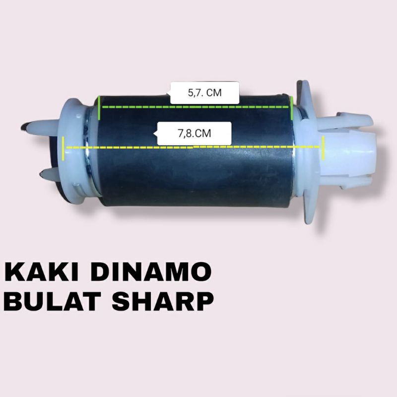 KAKI PER DINAMO PENGERING MESIN CUCI SHARP 7,8 CM BULAT &amp;  TALI + CAKRAM REM SET  ,Multi  Dinamo Mesin Cuci , Brake Motor Spin