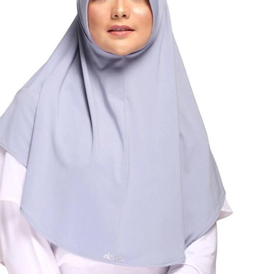Jilbab Bergo Elzatta Hijab Zaria Citra - 533 Biru Muda