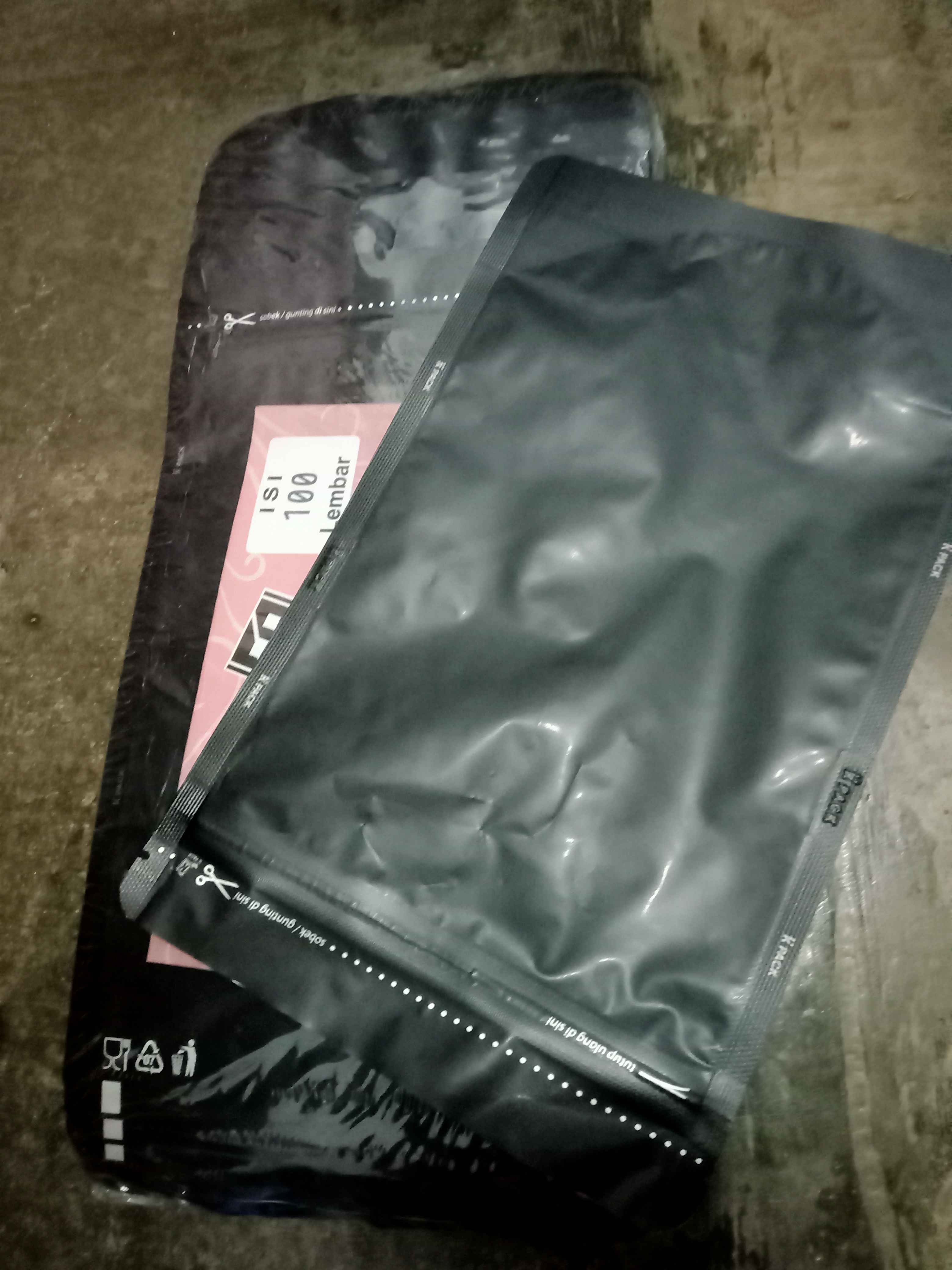 Standing Pouch Doff S 14x23 500g Kemasan Kopi 200g 250g Kantong Snack Food Packaging Ecer Grosir