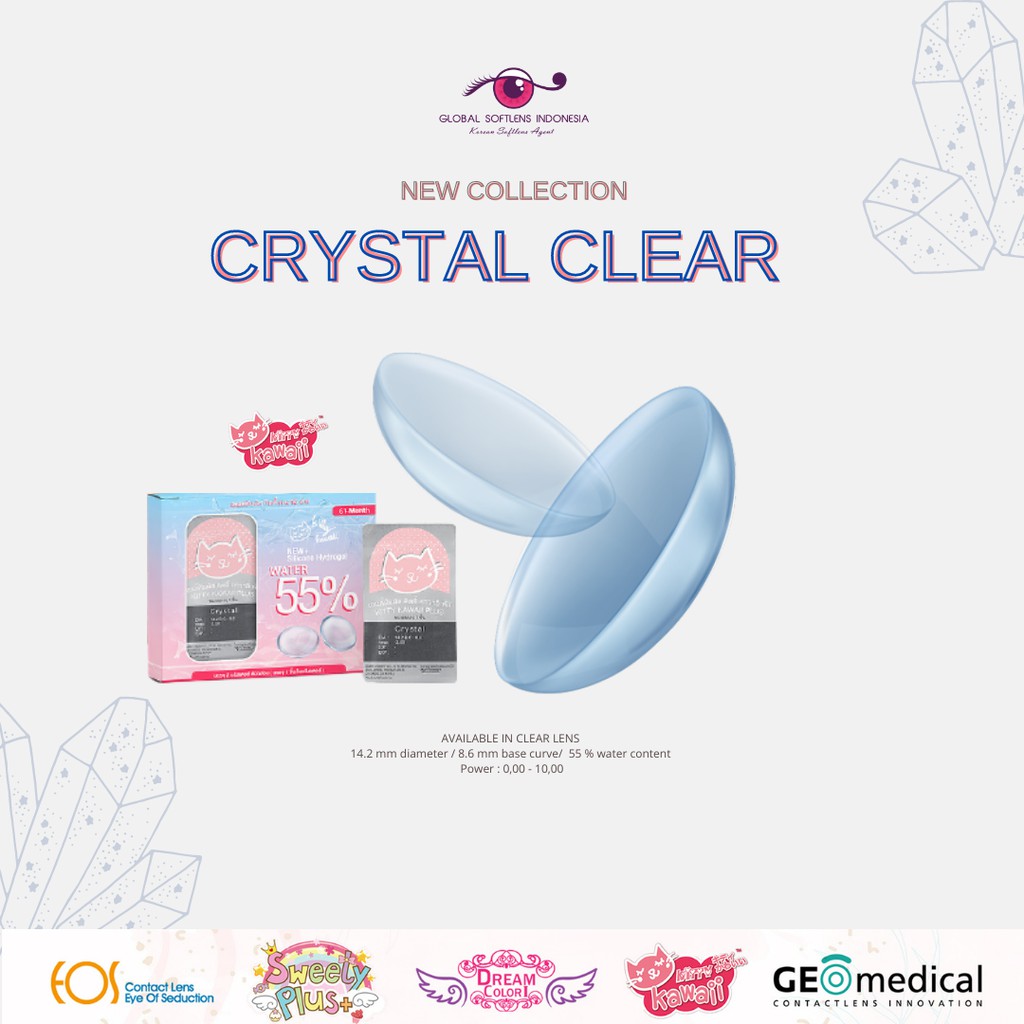 Global Softlens - Kitty Kawaii Clear Crystal Lens