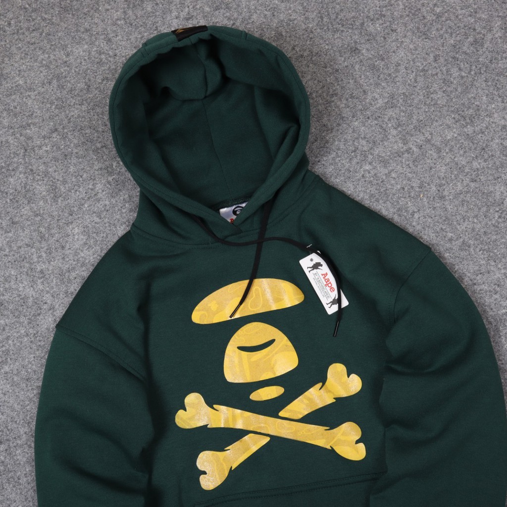 JAKET SWEATER HOODIE APE PLAT GOLD UNISEX PREMIUM QUALITY