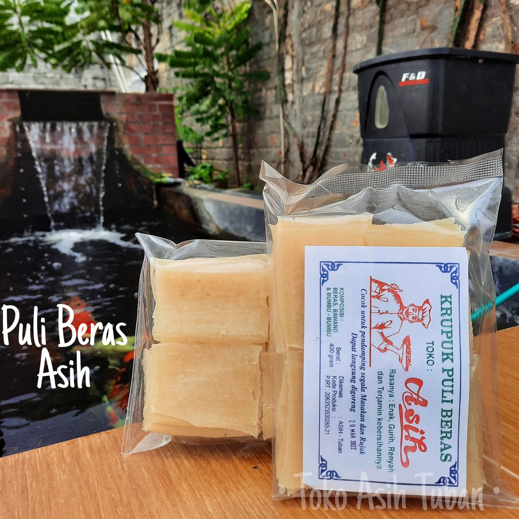 

Kerupuk Puli Beras / Krupuk Puli Beras Walet 400gr (Mentah) Toko Asih / Puli Bawang Gendar