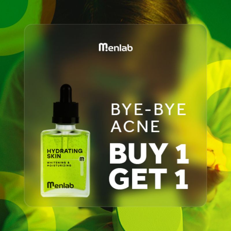 Menlab Hydrating Skin Serum Pria Buy 1 Get 1