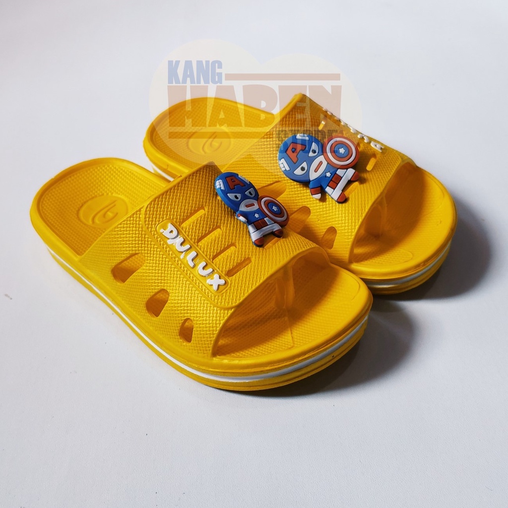 Habenkids Sandal Jepit Kokop Anak Laki laki Karakter Captain Lucu dan empuk 269DCAP