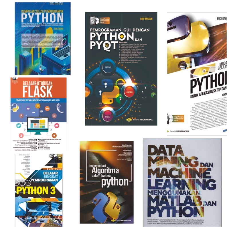 buku paket python algoritma python data mining python