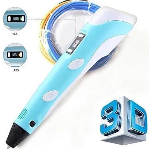 3D Stereoscopic Printing Pen For 3D Drawing Lukis 3 Dimensi