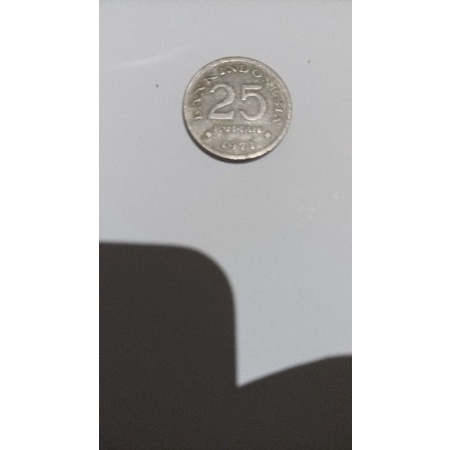 koin kuno 25 rupiah