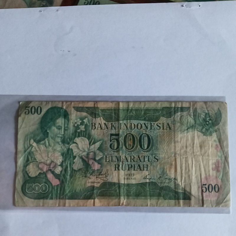 uang kuno 500 konde 1977