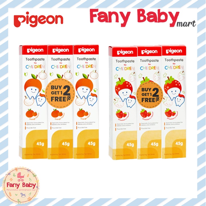 PIGEON CHILDREN TOOTHPASTE 45GR BUY 2 GET 1