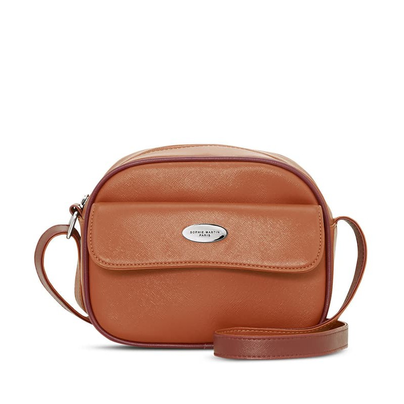 TAS SELEMPANG WANITA KECIL SOPHIE MARTIN KULIT COKLAT CHARME T4820B7 A