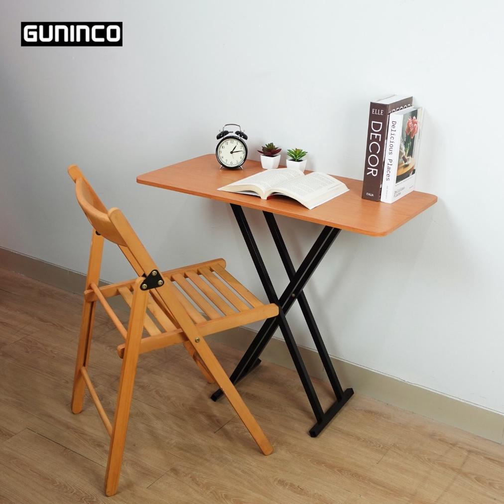 GUNINCO MEJA LIPAT KAYU BESI MEJA LAPTOP PORTABLE MEJA MAKAN CAFE BAZAR TERLARISS...,,,,,