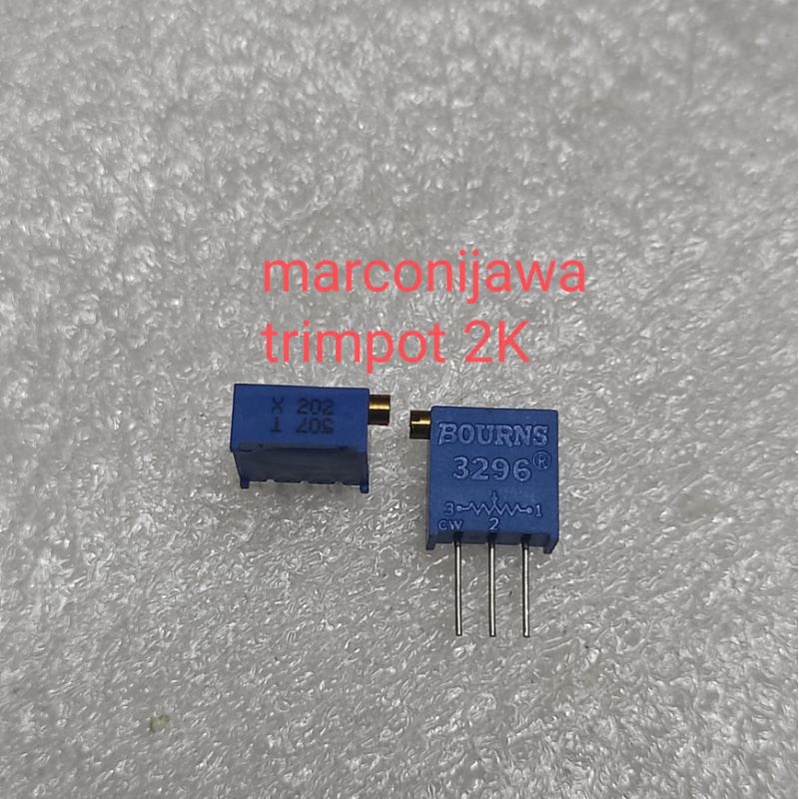 Trimpot VR2K ohm 3296 biru