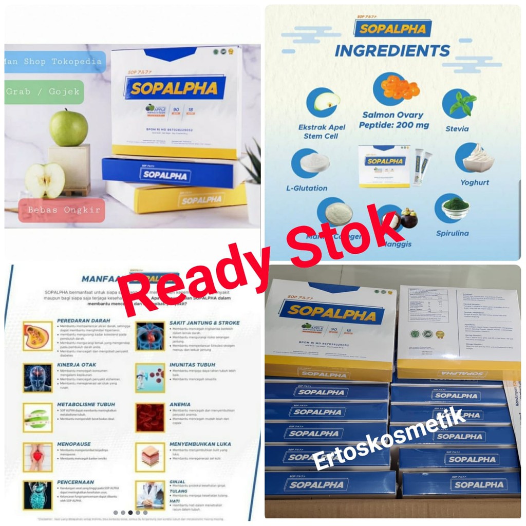 SOPALPHA BIOBOOST 1 BOX  SOP ALPHA BIO BOOST SUPLEMEN KESEHATAN ORIGINAL