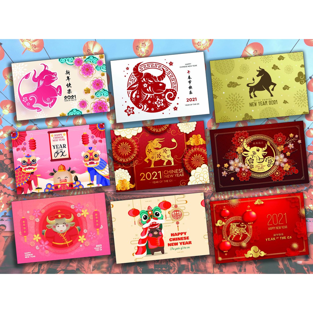 

KUSTOM Kartu Imlek | Pos Tahun Baru Cina | CUSTOM Chinese New Year Cards CNY