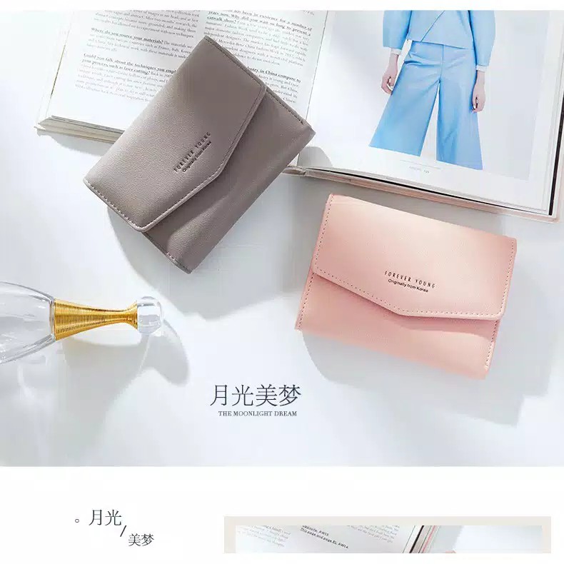 Dompet Fashion LIPAT KC005 WANITA RUMBAI DOMPET CEWEK MULTIFUNGI PRAKTIS MURAH TREND IMPORT A3