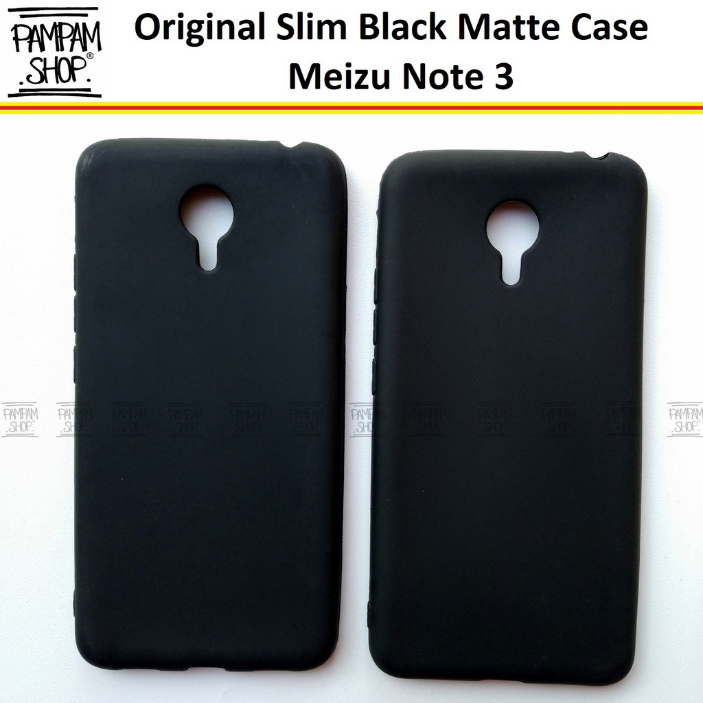 Soft Case Slim Black Matte Meizu Note 3 Ultrathin Ultra Thin Silikon Hitam Blackmatte Softcase Ori