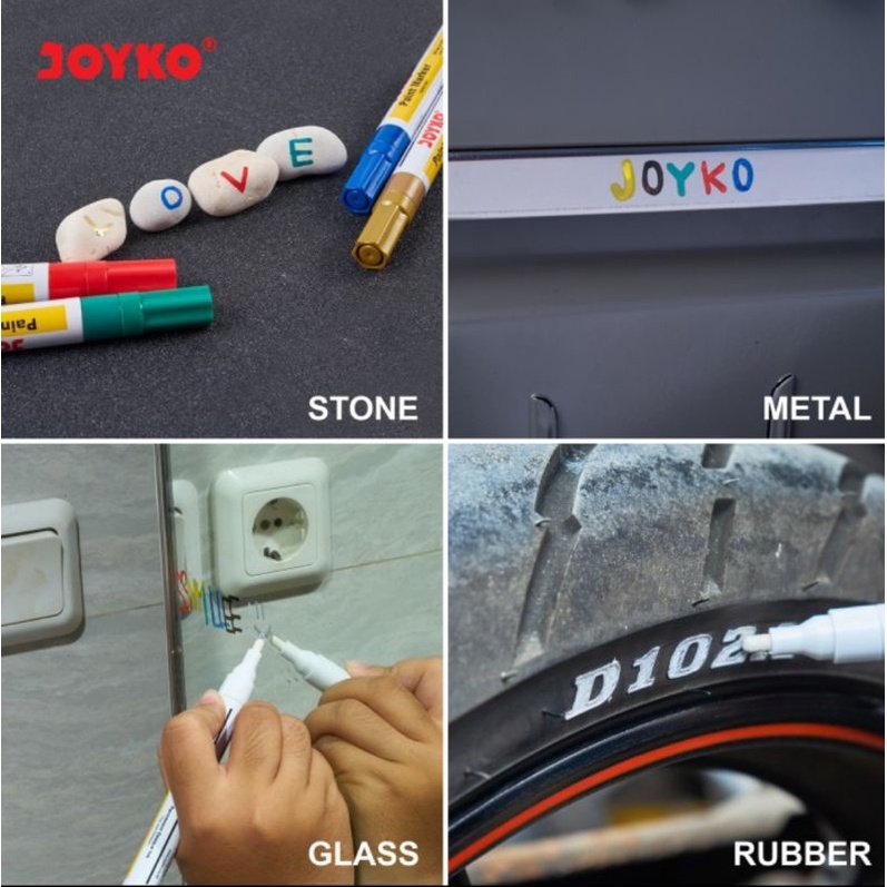 joyko paint marker spidol cat permanen warna