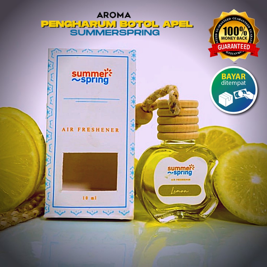 Jual Pengharum Ruangan Mobil Aromaterapi Otomatis Botol Apel 10 Ml