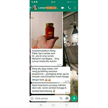

Sambal Teri, Sambal Tongkol, Sambal Cumi, Sambal Jambal Roti, Sambal Ati, Sambal Udang, Sambal Kerang