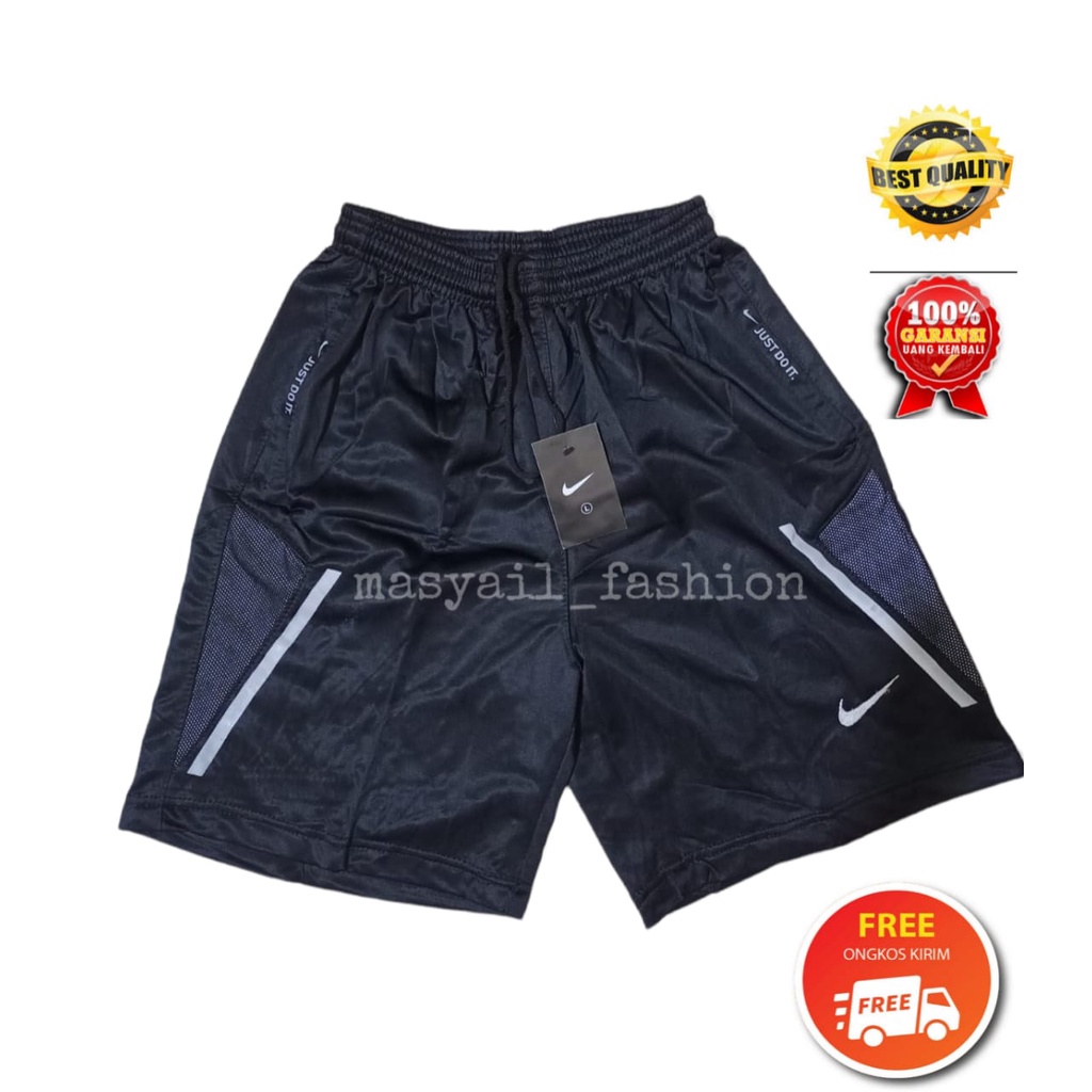 Celana Pendek Olahraga Pria Wanita ukuran Jumbo Cowok Cewek Bahan Diadorra Saku Resleting Running Gym Sport Kolor Volly Futsal Bulu Tangkis Jogging Varian Terlaris Original Premium