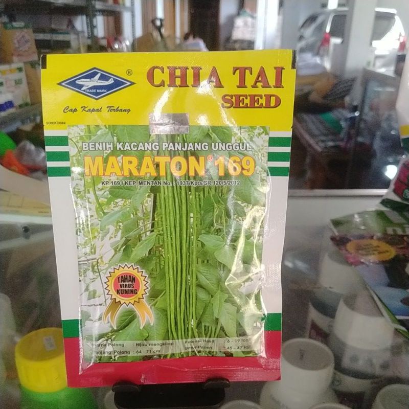 benih kacang panjang chia tai kapal terbang