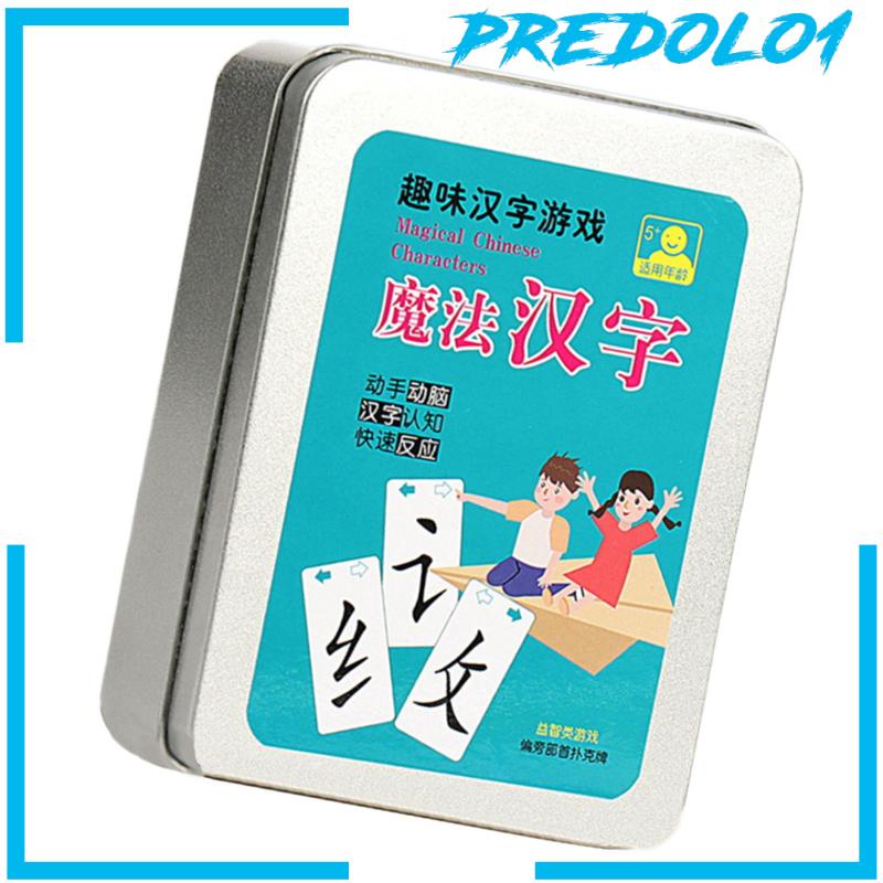 (Predolo1) 120pcs / Set Kartu Flash Card Belajar Bahasa Mandarin Untuk Pemula