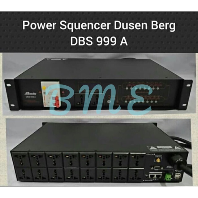 POWER SQUENCER DUSENBERG DBS 999A/DBS999A 16CH 6600 WATT BUAT SOUND