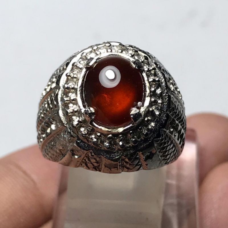 Natural hessonite garnet